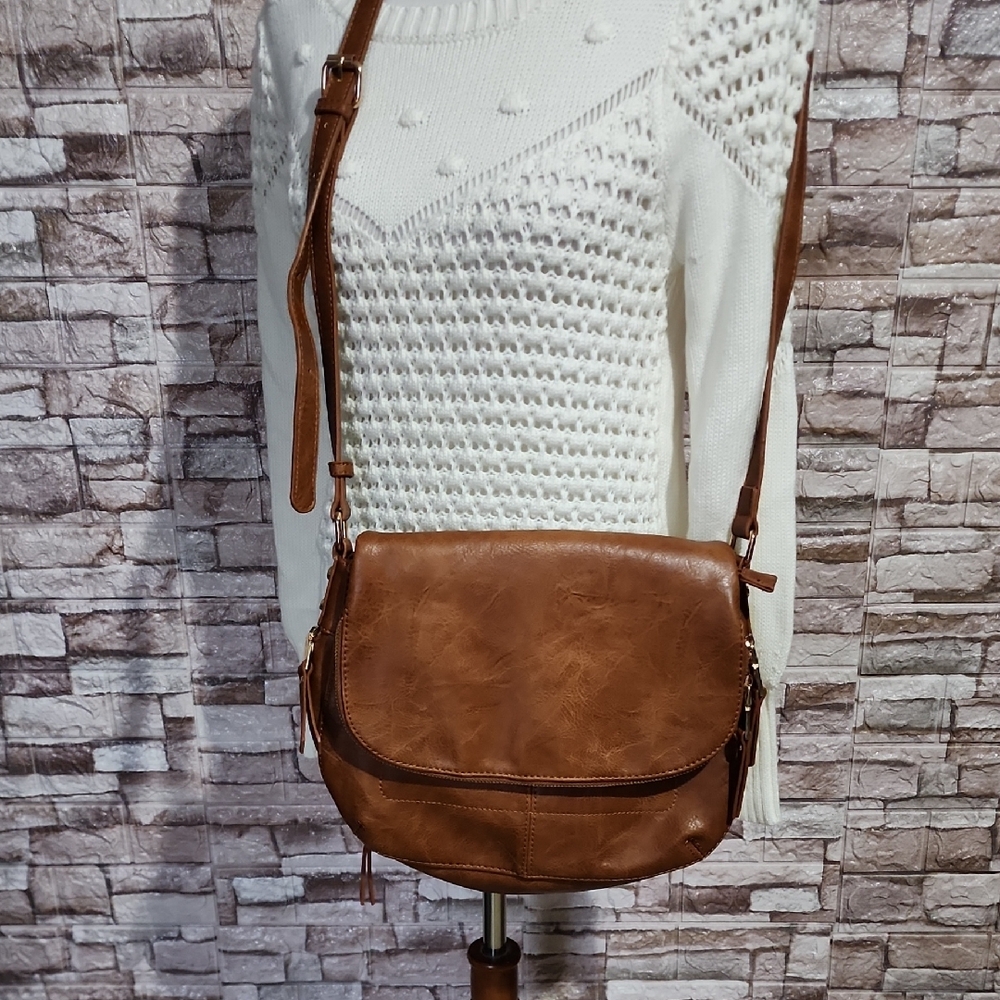 Miztigue Classic Brown Crossbody Bag